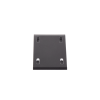 bajada para cable de 100 mm de ancho, con baño de pintura epóxica en color negro