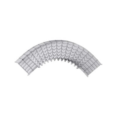 curva pre fabricada horizontal de 90° con medidas de 54 mm de peralte y 100 mm ancho (54/100 mm) curva pre fabricada horizontal de 90° con medidas de 54 mm de peralte y 100 mm ancho (54/100 mm)