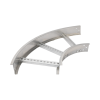 curva horizontal de aluminio de 90° perfil z / peralte 3 1/4" / ancho 12" / radio 8" / incluye tornillería (chc90ez314r8x12ak)