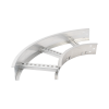 curva horizontal de aluminio de 90° perfil z / peralte 3 1/4" / ancho 9" / radio 8" / incluye tornillería (chc90ez314r8x9ak)