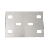 cople para uniones de escalera de aluminio / plano / peralte 3 1/4" / incluye tornilería