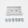 cople para uniones de escalera de aluminio / perfil z / peralte 3 1/4" / incluye tornilería