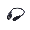 adaptador universal dc hembra a minidin 4 pines macho / recomendado para dvr´s epcom / hikvision