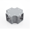 derivación "x" 100 x 100 mm, fabricado en lámina de acero al carbón