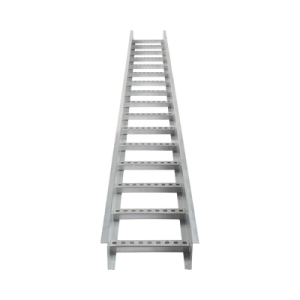 escalera de aluminio portacables / perfil z / peralte 3 1/4" /paso 9" / ancho 9" / 3.66 metros / capacidad máx. 205 cables / incluye cople union y tornillería