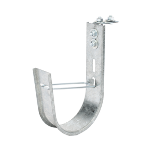 soporte (gancho) tipo j hook, hasta 115 cables cat6, ideal para soportar cableado en los espacios de manipulación al aire, para instalación en interior