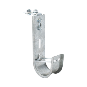 soporte (gancho) tipo j hook, hasta 28 cables cat6, ideal para soportar cableado en los espacios de manipulación al aire, para instalación en interior