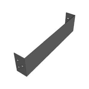 placa de cierre para escalera de aluminio / peralte 3 1/4" / ancho 12" / incluye tornillería (chpce314x12ak)