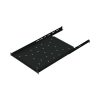 charola ajustable para rack de 19" de 4 postes de 1 unidad de espacio. profundidad de 633 a 816 mm