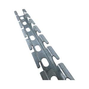 sujetador universal profundo multiusos, tramos de 3 metros de largo, con acabado electro zinc, complemento ideal para la instalación de charola tipo malla