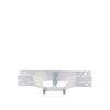 derivación "t" horizontal de aluminio perfil z / peralte 3 1/4" / ancho 6"/ radio 8" / incluye tornillería (chthez314r8x6ak)