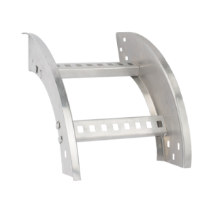 curva vertical exterior de aluminio de 90° perfil z / peralte 3 1/4" / ancho 12" / radio 8" / incluye tornillería (chve90ez314r8x12ak)