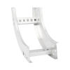 curva vertical interior de aluminio de 90° perfil z / peralte 3 1/4" / ancho 6" / radio 8" / incluye tornillería