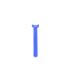 cincho de contacto color azul, 210 x 16mm (20pzs) (4400 02005)