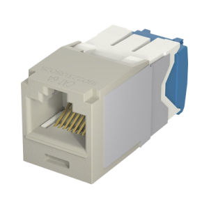 conector jack rj45 estilo tg, mini com, categoría 6a, de 8 posiciones y 8 cables, color gris
