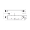 acoplador direccional 13db 694 2700 50w tipo n
