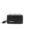 regulador de voltaje de 1500va/750w, entrada nema 5 15p, con 8 salidas nema 5 15r y supresión de picos a 245 joules