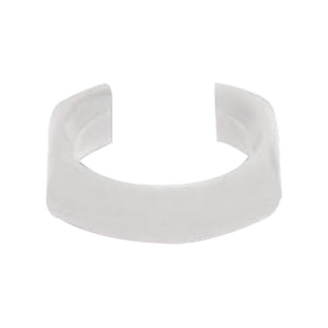 clip de identificación para patch cord siemon, color blanco, bolsa con 25 piezas