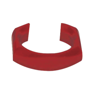 clip de identificación para patch cord siemon, color rojo, bolsa con 25 piezas