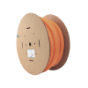 tubo corrugado abierto para protección de cables, 1in (25.4 mm) de diámetro, 30.5 m de largo, color naranja