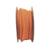 tubo corrugado abierto para protección de cables, 1in (25.4 mm) de diámetro, 30.5 m de largo, color naranja