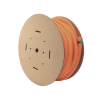 tubo corrugado abierto para protección de cables, 1in (25.4 mm) de diámetro, 30.5 m de largo, color naranja