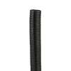 tubo corrugado abierto para protección de cables, 1.25 in (31.8 mm) de diámetro, 15.2 m de largo, color negro