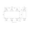 combinador hibrido 3x3 617 2700 150w 161dbc 4.3 10 ip68