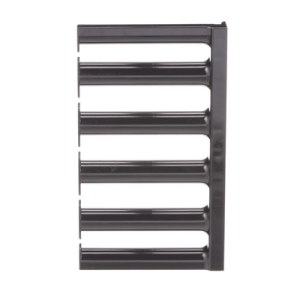 dedos administradores con control de radio de curvatura, 5 in de profundidad, 5 ur, color negro