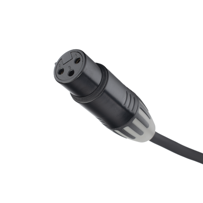 cable xlr | 3 polos | conector hembra macho | serie m | carcasa negra | contactos dorados | ideal para microfonía | longitud 10m cable xlr | 3 polos | conector hembra macho | serie m | carcasa negra | contactos dorados | ideal para microfonía | longitud 10m