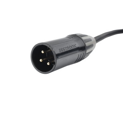 cable xlr | 3 polos | conector hembra macho | serie m | carcasa negra | contactos dorados | ideal para microfonía | longitud 10m cable xlr | 3 polos | conector hembra macho | serie m | carcasa negra | contactos dorados | ideal para microfonía | longitud 10m