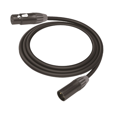 cable xlr | 3 polos | conector hembra macho | serie m | carcasa negra | contactos dorados | ideal para microfonía | longitud 5m cable xlr | 3 polos | conector hembra macho | serie m | carcasa negra | contactos dorados | ideal para microfonía | longitud 5m