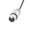 cable de audio | xlr 3 polos hembra a plug 1/4 in mono | conector seetronic serie m scmf3 mp2x | longitud 3m