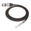 cable de audio | xlr 3 polos hembra a plug 1/4 in mono | conector seetronic serie m scmf3 mp2x | longitud 5m
