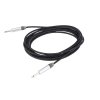 cable de audio | plug 1/4 in a plug 1/4 in stereo | carcasa cromada | conectores seetronic | longitud 5m