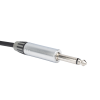 cable de audio | plug 1/4 in a plug 1/4 in stereo | carcasa cromada | conectores seetronic | longitud 5m
