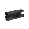 accesorio pasacables para rack estándar de 19 in, 4 ur, capacidad de 260 cables cat6, 4.5 in de profundidad, color negro