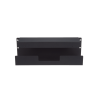accesorio pasacables para rack estándar de 19 in, 4 ur, capacidad de 260 cables cat6, 4.5 in de profundidad, color negro
