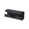 accesorio pasacables para rack estándar de 19 in, 4 ur, capacidad de 260 cables cat6, 4.5 in de profundidad, color negro