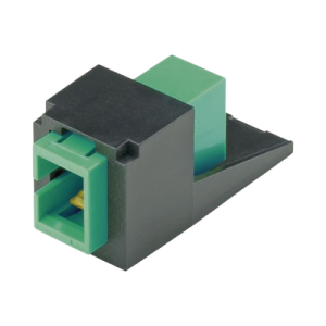 módulo acoplador sc/apc simplex, para fibra Óptica monomodo os1/os2, tipo mini com, color negro