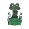 kit 4 tuercas enjauladas no. 12 24, 4 tornillos rosca 1/2" verde.
