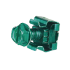 kit 4 tuercas enjauladas no. 12 24, 4 tornillos rosca 1/2" verde.