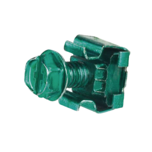 kit 4 tuercas enjauladas no. 12 24, 4 tornillos rosca 1/2" verde.