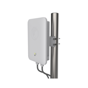 access point wifi cnpilot e501s para exterior, ip67 grado industrial, filtros para coexistencia con redes lte, doble banda, antena sectorial 90 120 grados y puerto poe secundario
