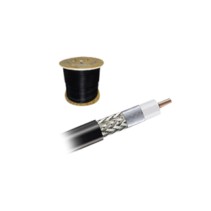 cable coaxial cnt 195 fr con malla de cobre estañada, 50 ohms