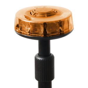 luz telescópica trasera ámbar con mástil de 3 secciones, 15 leds en tecnología solaris