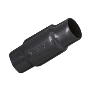 cople de aluminio con recubrimiento exterior de pvc de 1 1/2" (38 mm) / interior de uretano purpura.