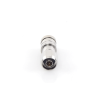 conector n macho de compresion, en linea para lmr 400, cnt 400, rg 8/u, rf 400, plata/oro/teflón.