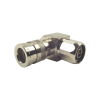 conector n macho de compresion, angulo recto para lmr 400, cnt 400, bronce blanco /oro /tefl贸n.
