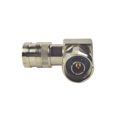 conector n macho de compresion, angulo recto para lmr 400, cnt 400, bronce blanco /oro /tefl贸n. conector n macho de compresion, angulo recto para lmr 400, cnt 400, bronce blanco /oro /tefl贸n.